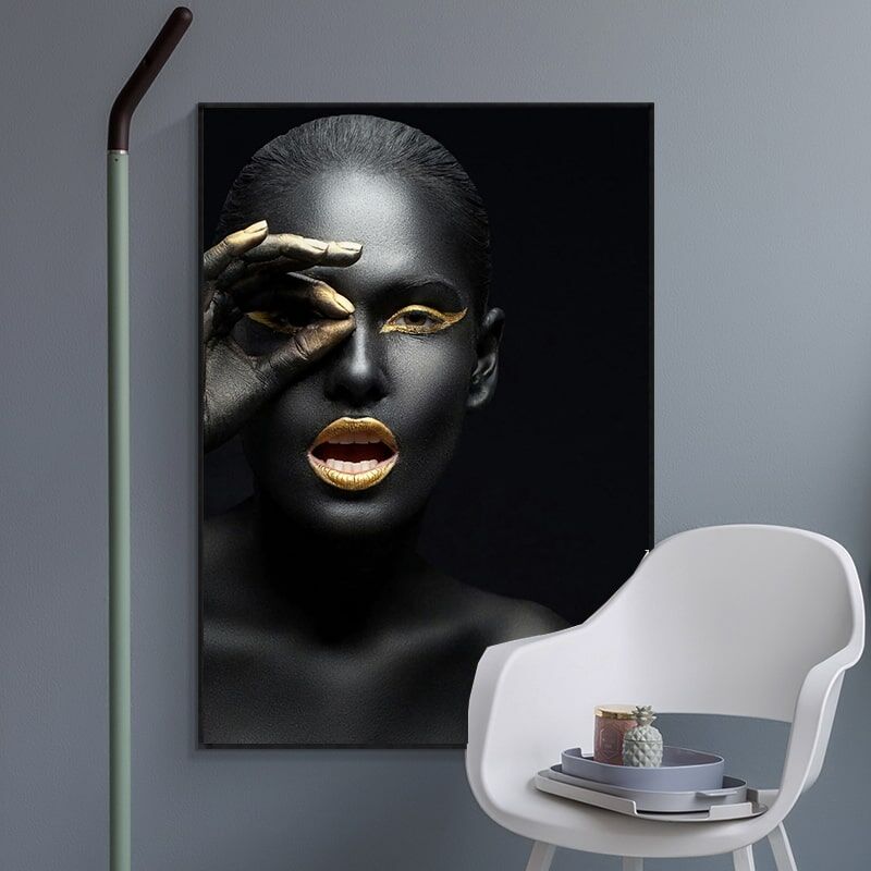 אישה אפריקאית קנבס