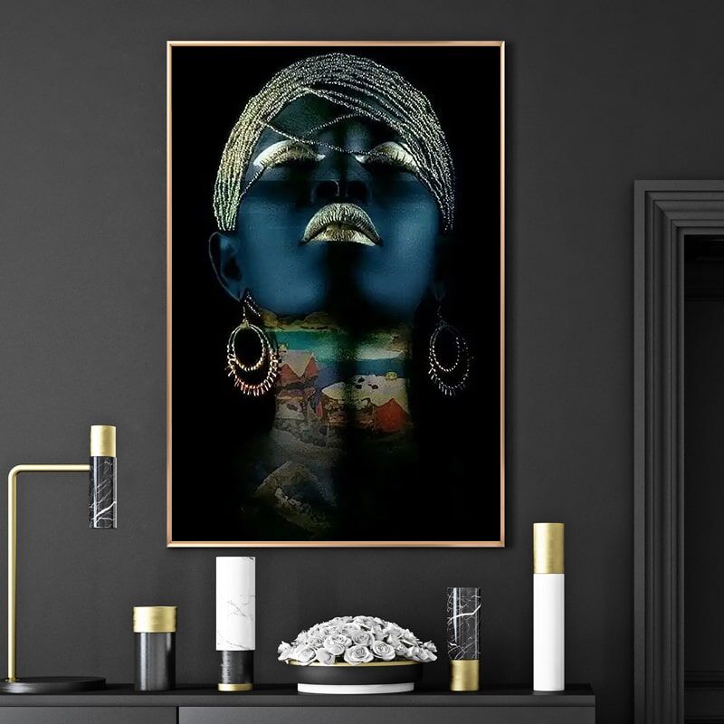 אישה אפריקאית קנבס