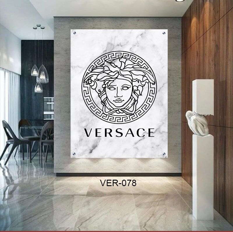 תמונת זכוכית לחדר שינה גברים ורסאצ'ה שיש