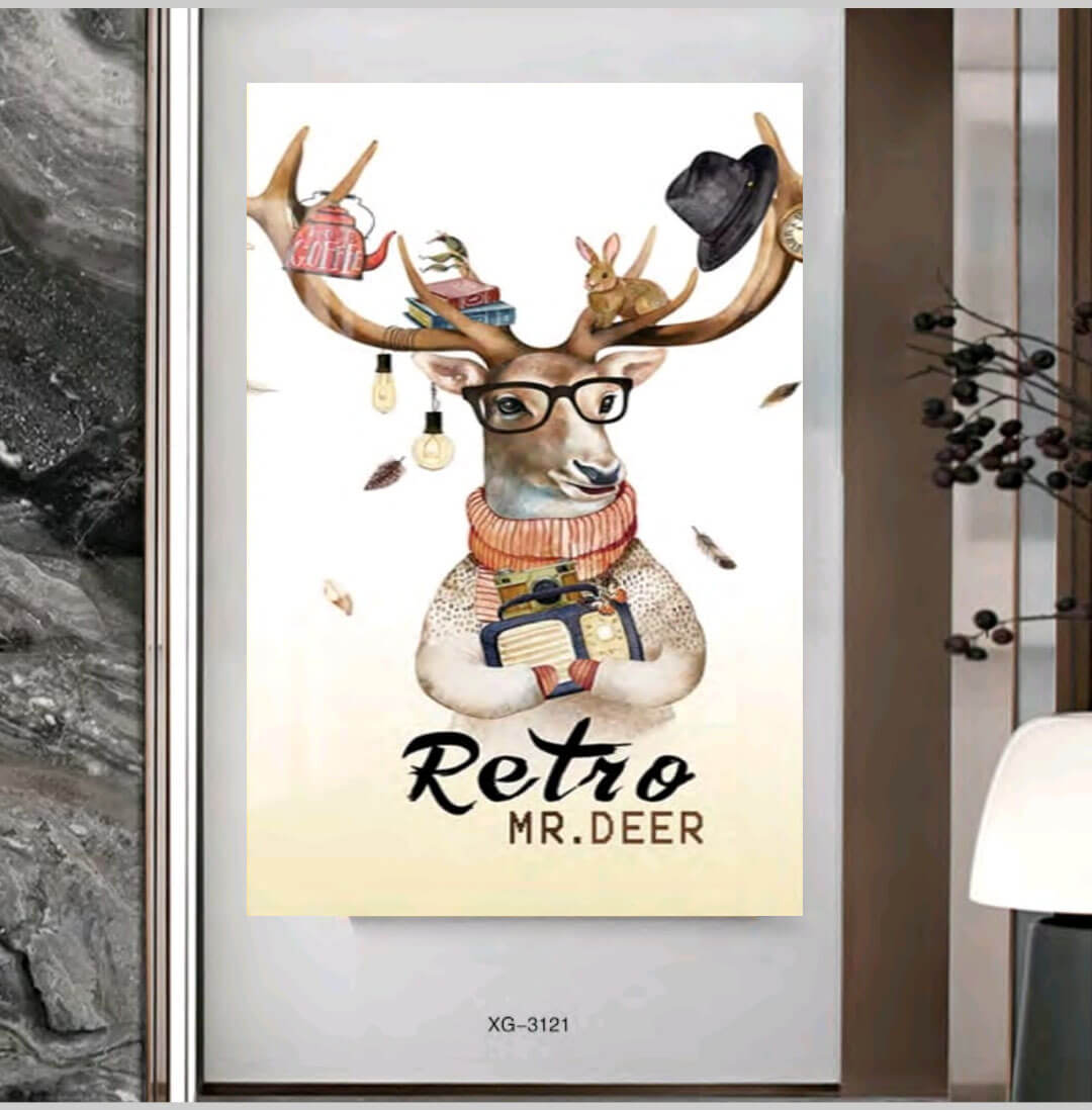 אייל לבוש סוודר - תמונת זכוכית מגניבה לחדר שינה או לפינת האוכל