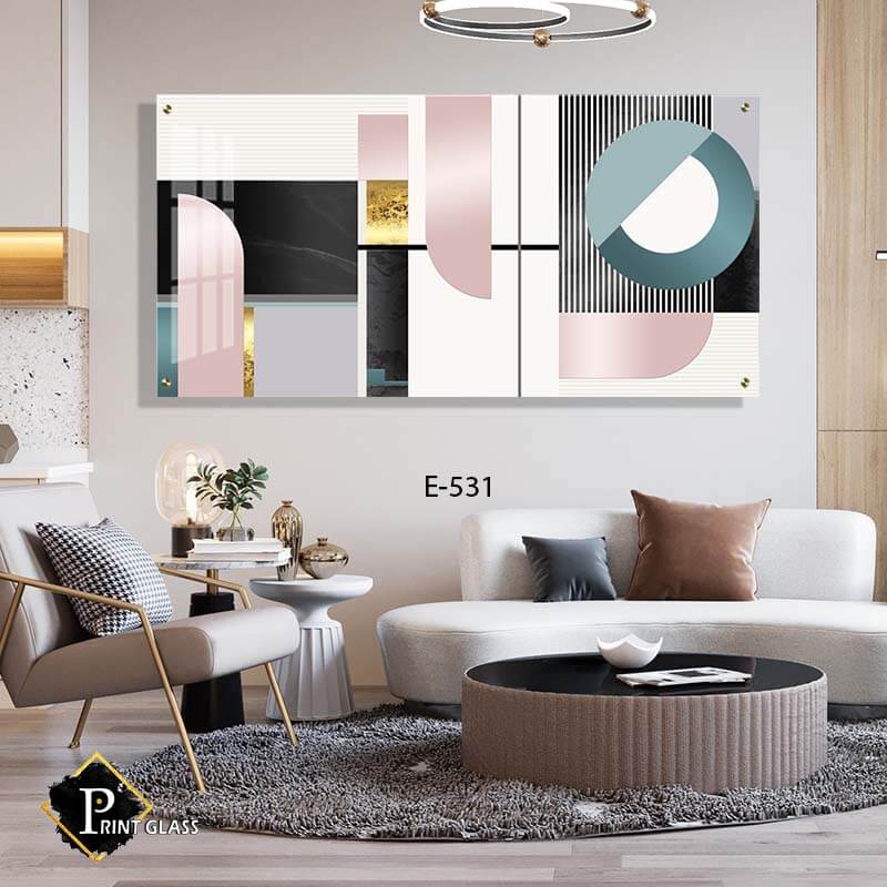 תמונה על זכוכית - תמונה ללובי בניין