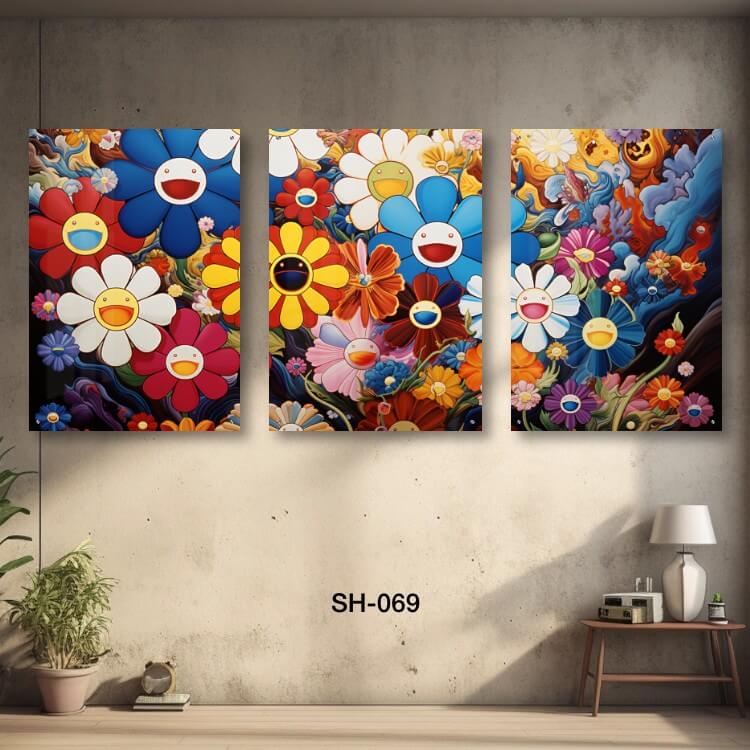 תמונות מגניבות לחדר שינה של פרחים מחייכים