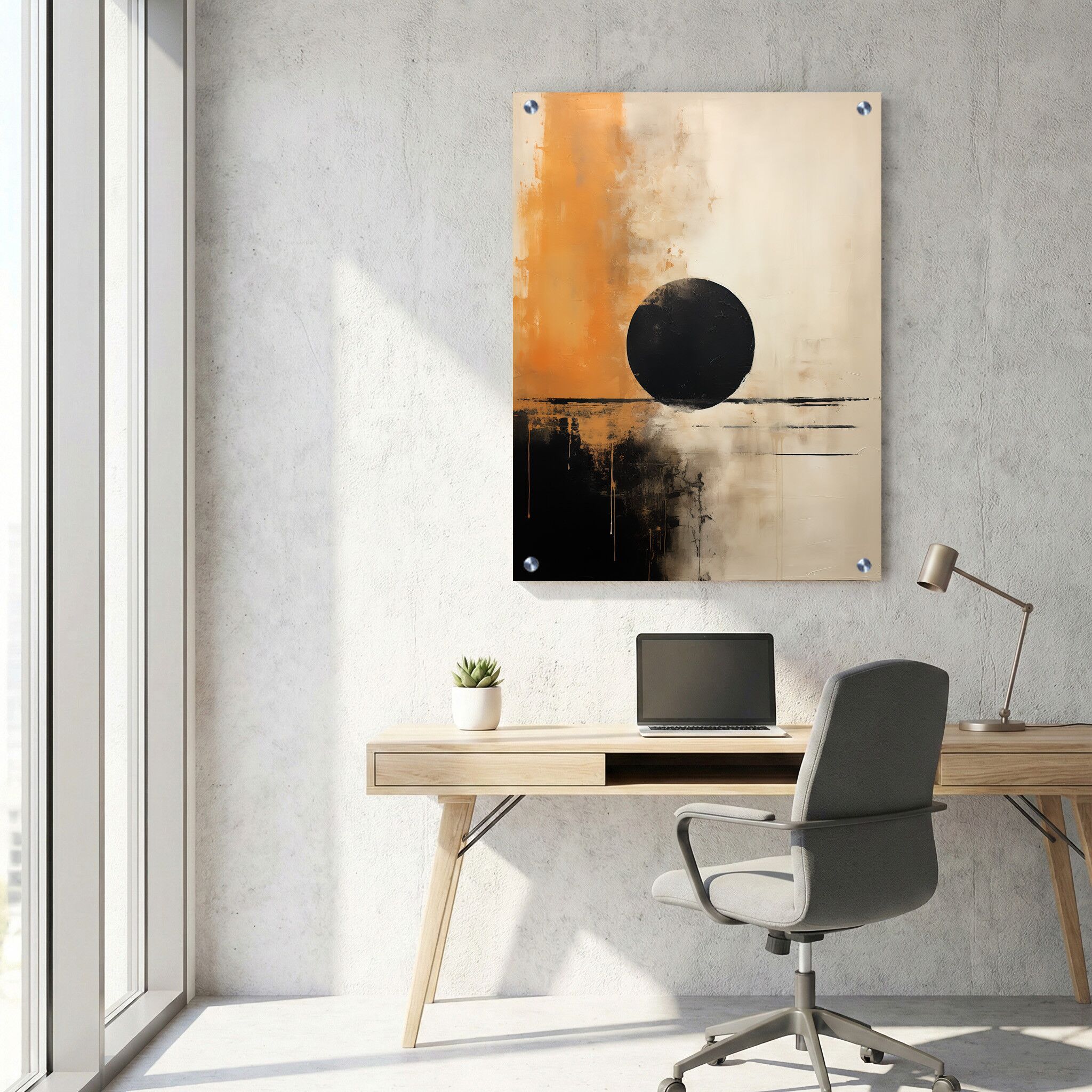 תמונת זכוכית למשרד - AU-043