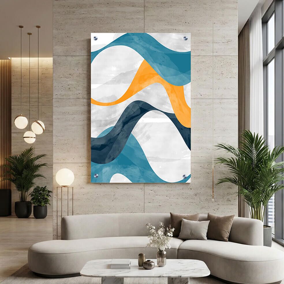 תמונת זכוכית לסלון - AU-098