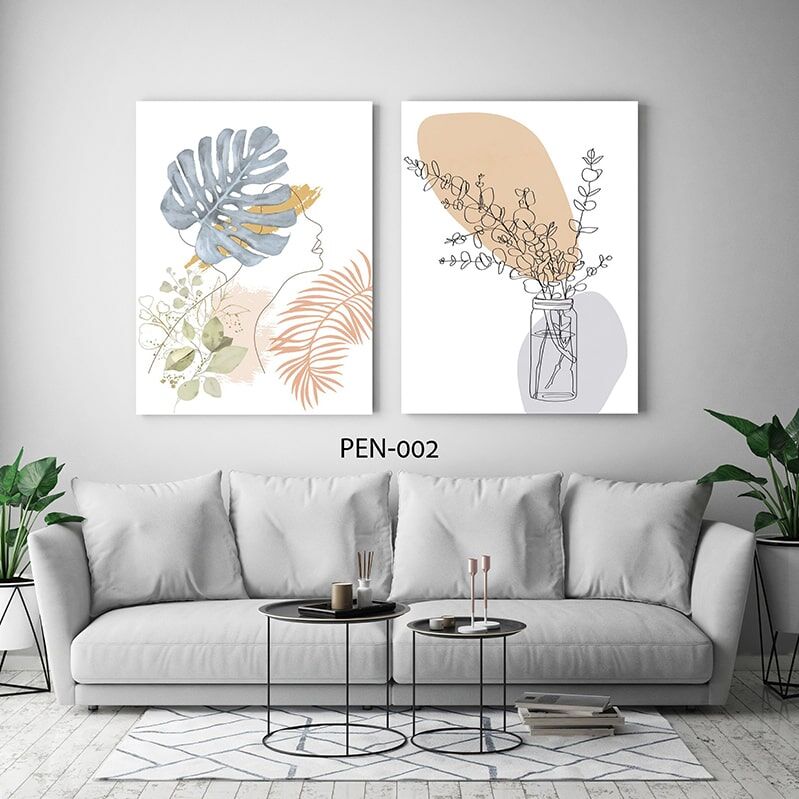 זוג תמונות לסלון