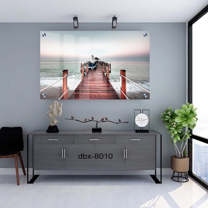 תמונת זכוכית גשר בים