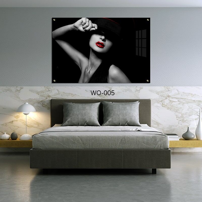 תמונת זכוכית של ליידי לחדר שינה נערות