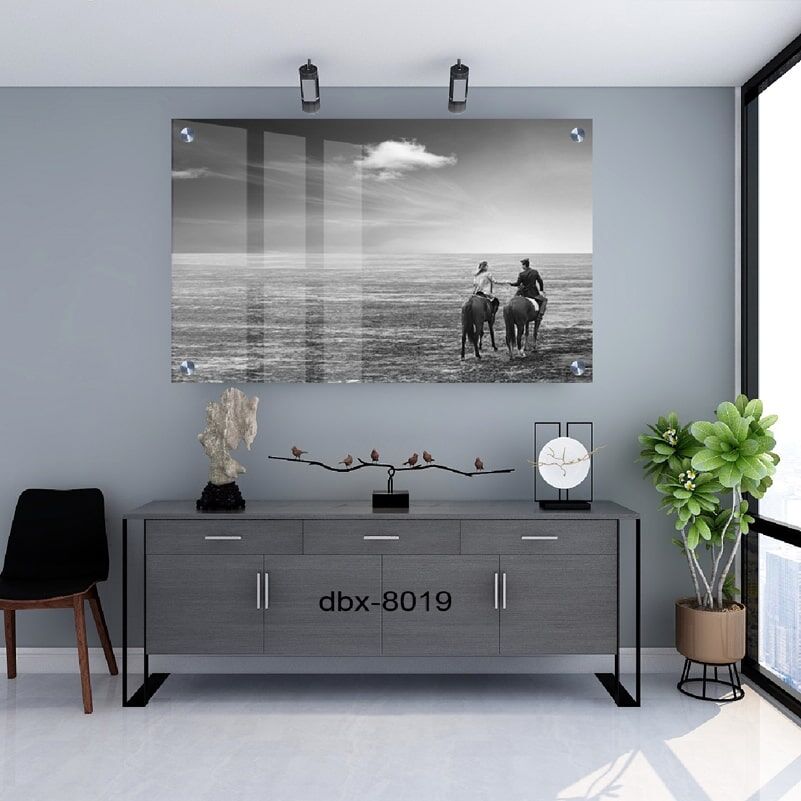 נוף ים שחור לבן