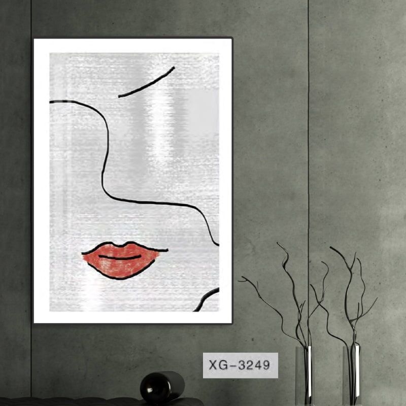 איור מינימליסטי של אישה