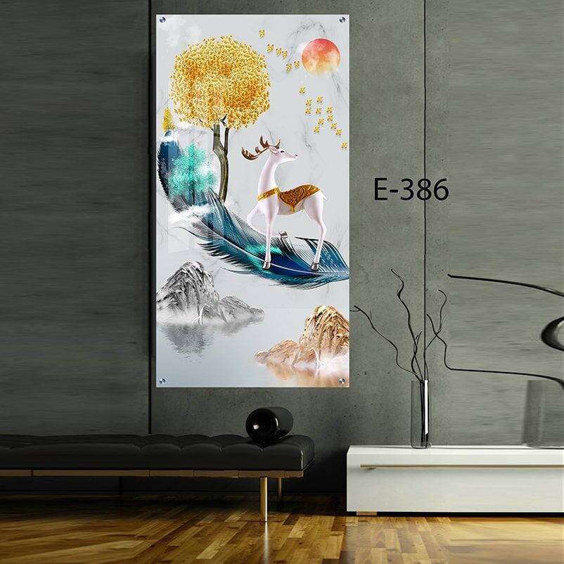 תמונת זכוכית לסלון של אייל מלכותי