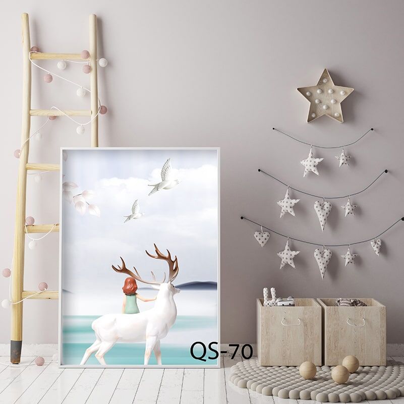 תמונת זכוכית לחדר שינה ילדים של אייל צופה לאופק