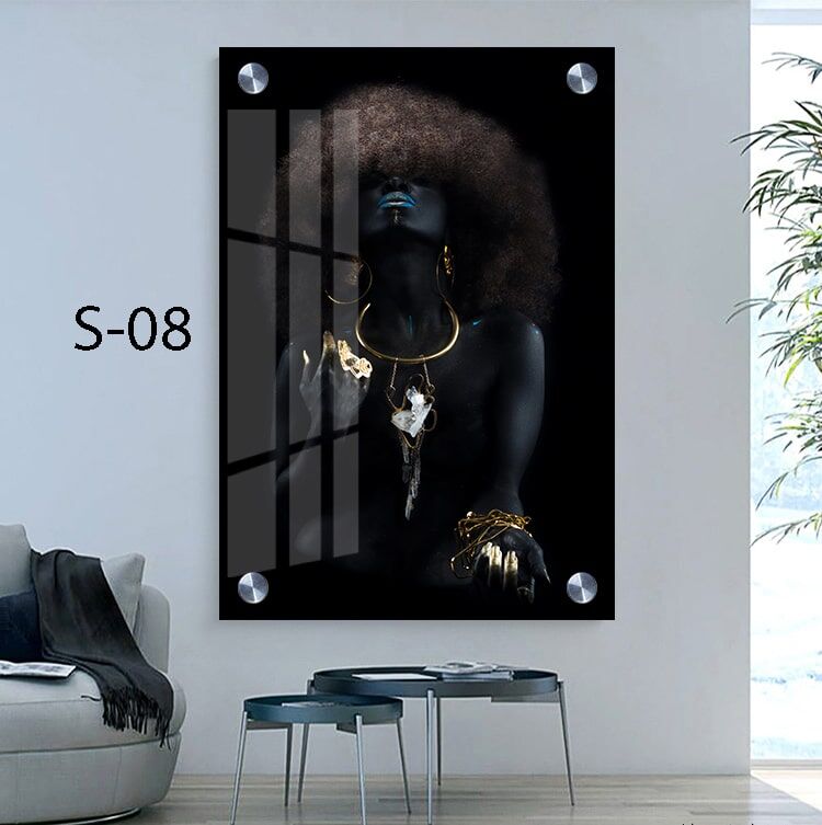 תמונת זכוכית לחדר שינה של אפרו