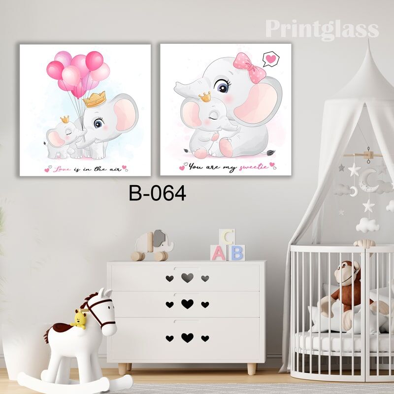 תמונות זכוכית לחדר שינה של פילה נסיכה