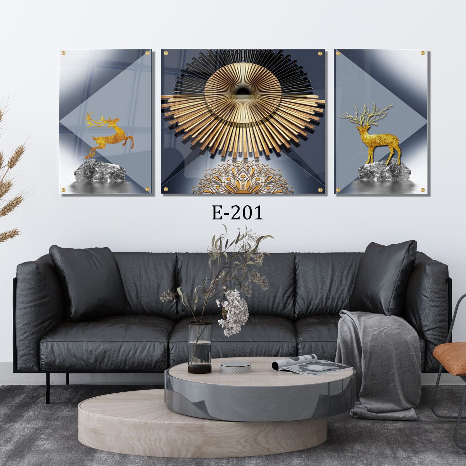 תמונות איילים בזכוכית