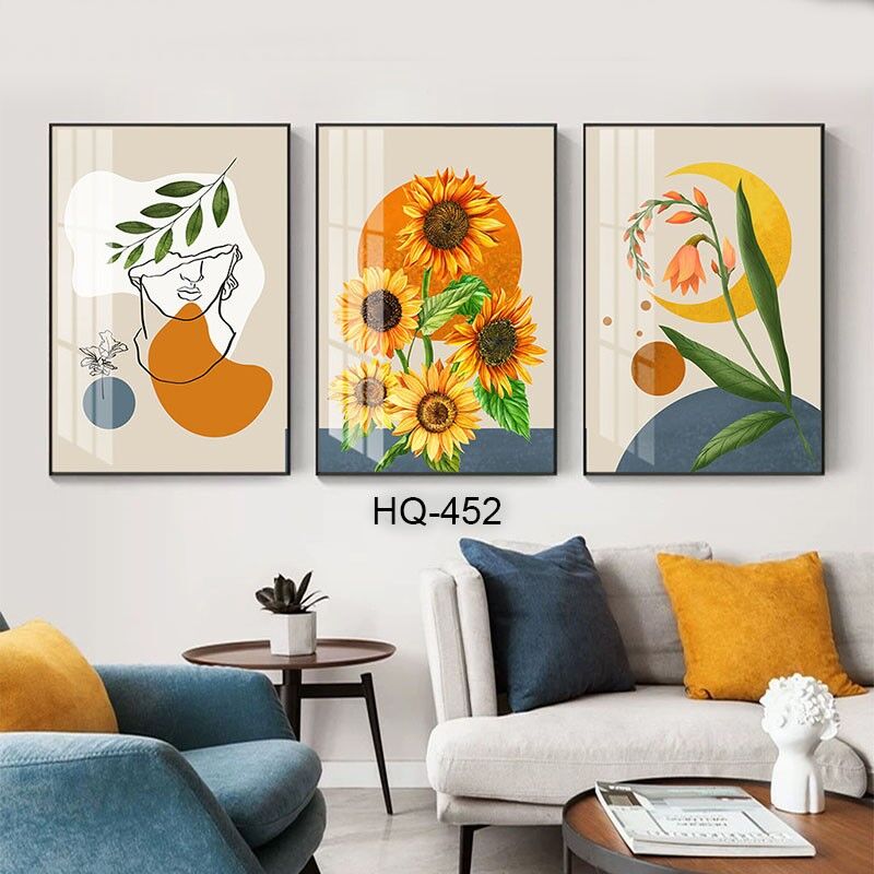 תמונה חמניות לסלון