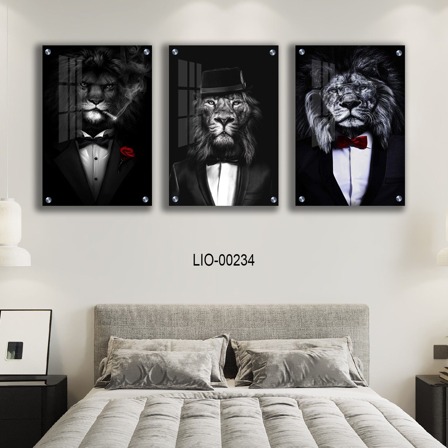 שלוש תמונות זכוכית - אדון לאון