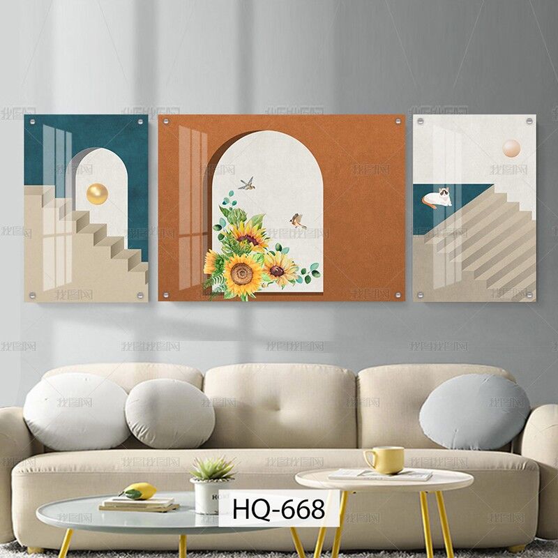 תמונות זכוכית לסלון