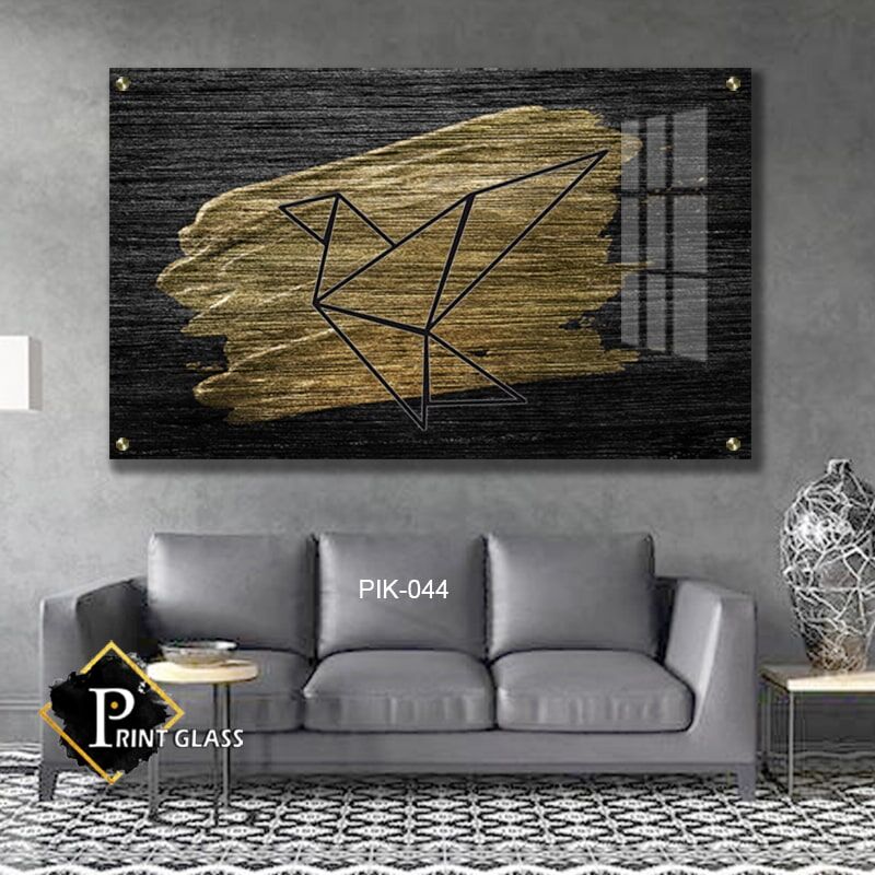 זכוכית בשחור וזהב