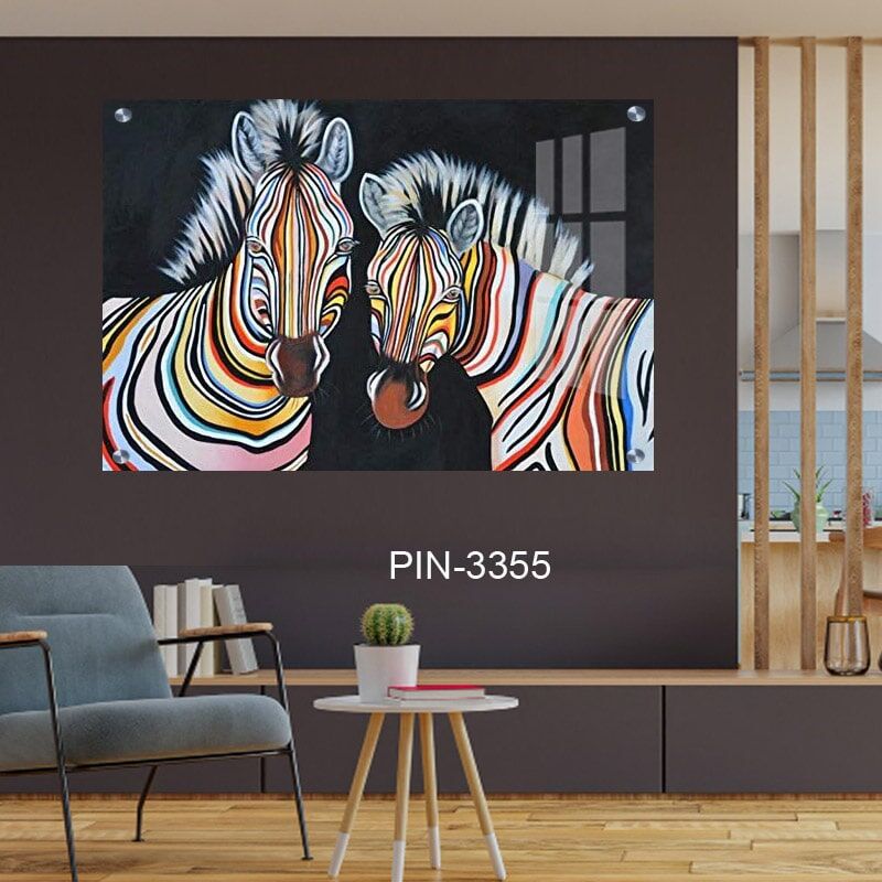 זברה צבעונית