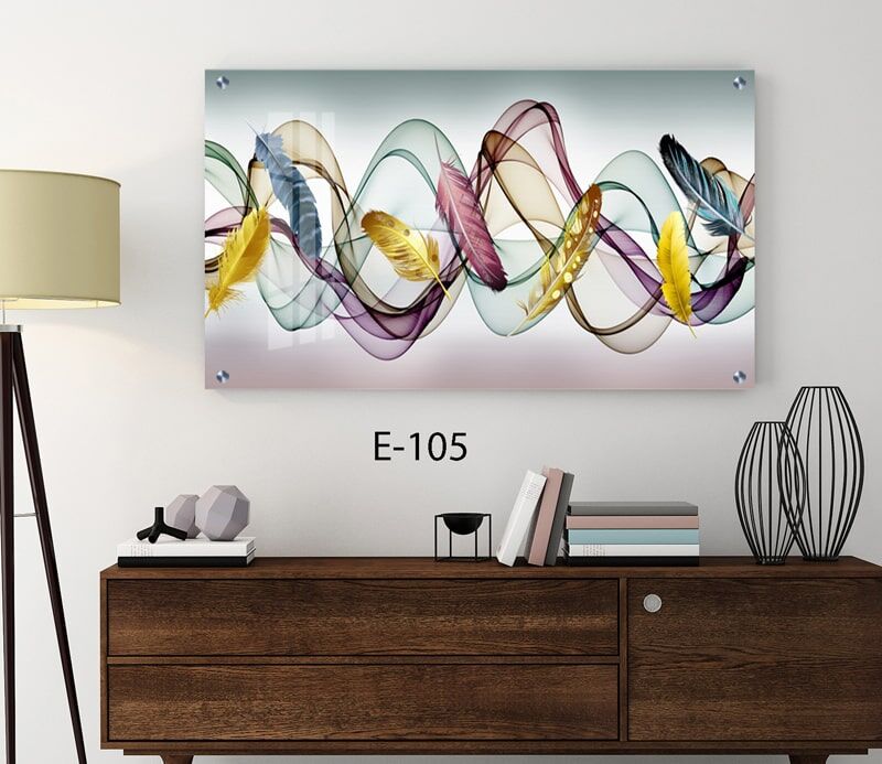 תמונת זכוכית לסלון - e-105