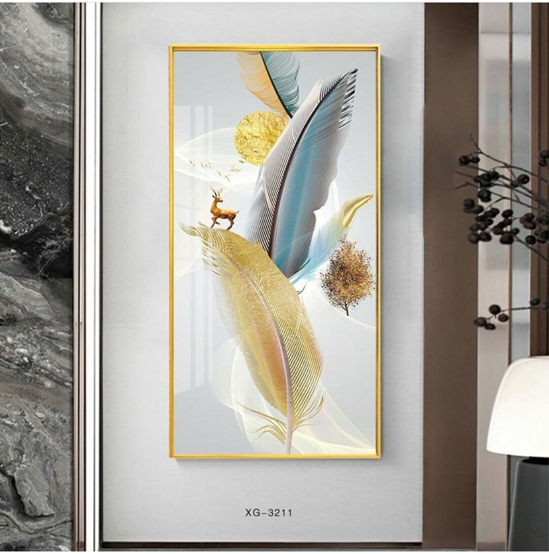 הדפסה על זכוכית - אייל על נוצה