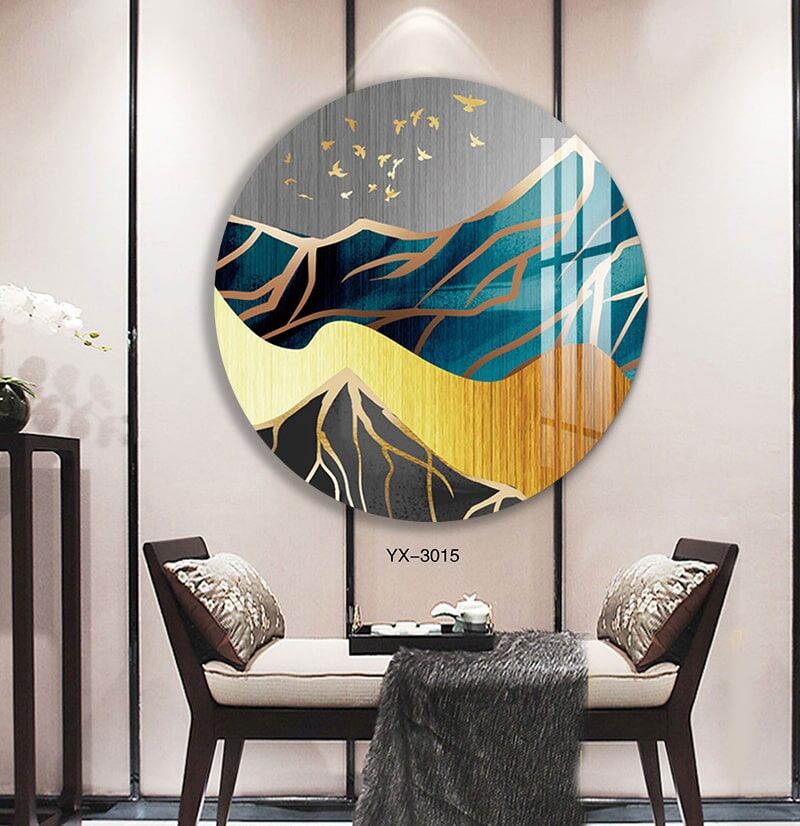 הדפסה על זכוכית עגולה