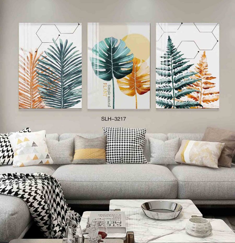 תמונות זכוכית לסלון