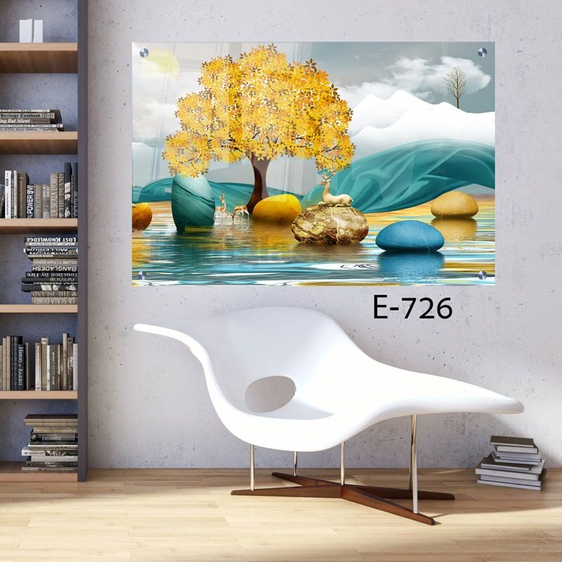 תמונת זכוכית לסלון - E-726