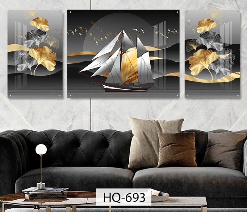 תמונות זכוכית לסלון - hq-693