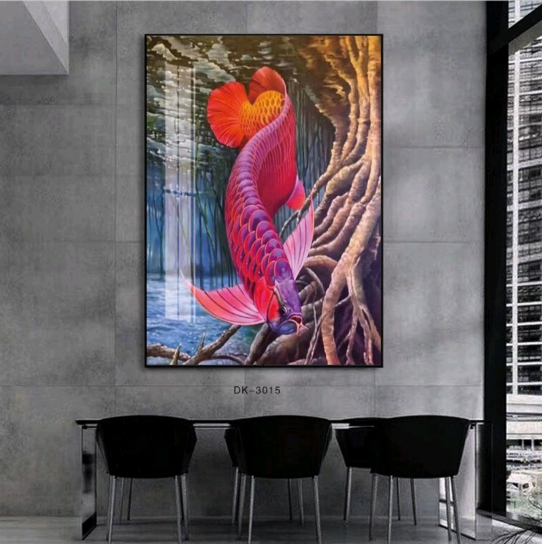 תמונת זכוכית לסלון - DK-3015