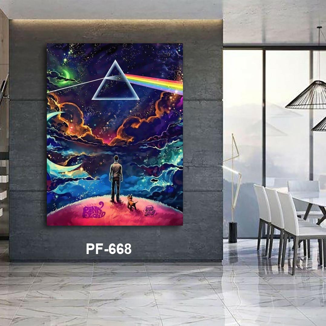 תמונת פופ ארט של פינק פלויד תמונת קנבס לחדר שינה