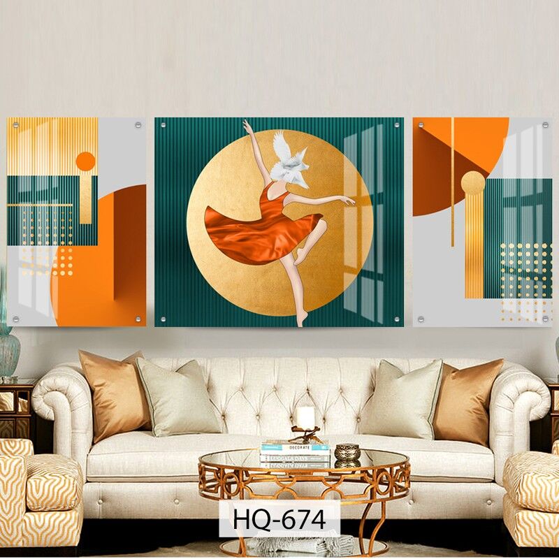 תמונות זכוכית - רקדנית בלט