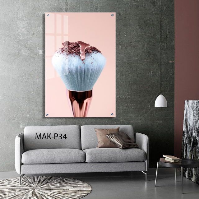 תמונה לחדר שינה של מברשת סומק בגוון רוז גולד