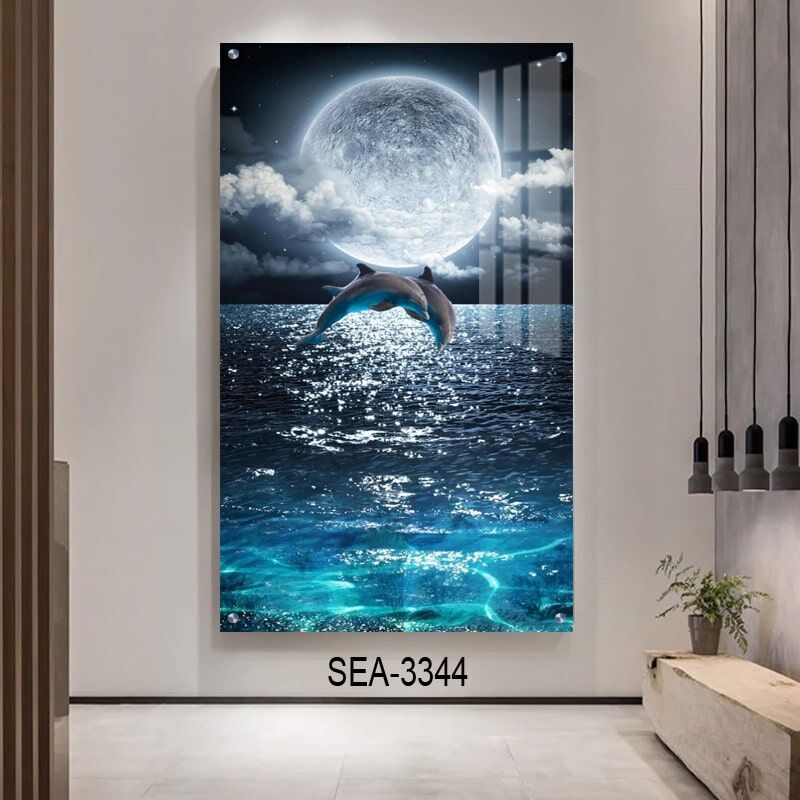 תמונה של דולפינים לחדר שינה