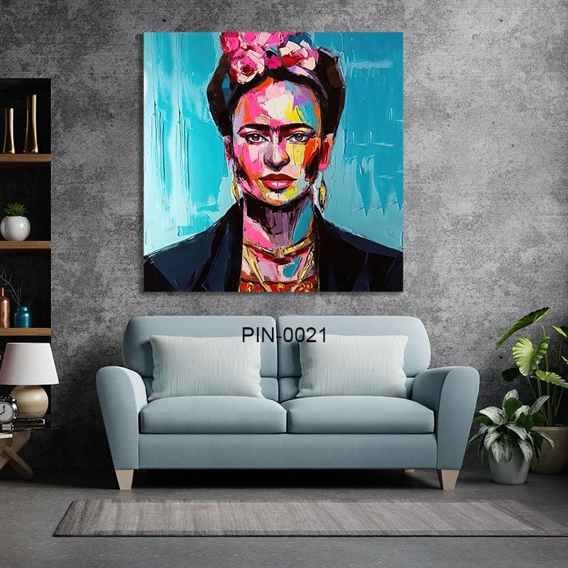 תמונת קנבס של פרידה קאלו מרובעת