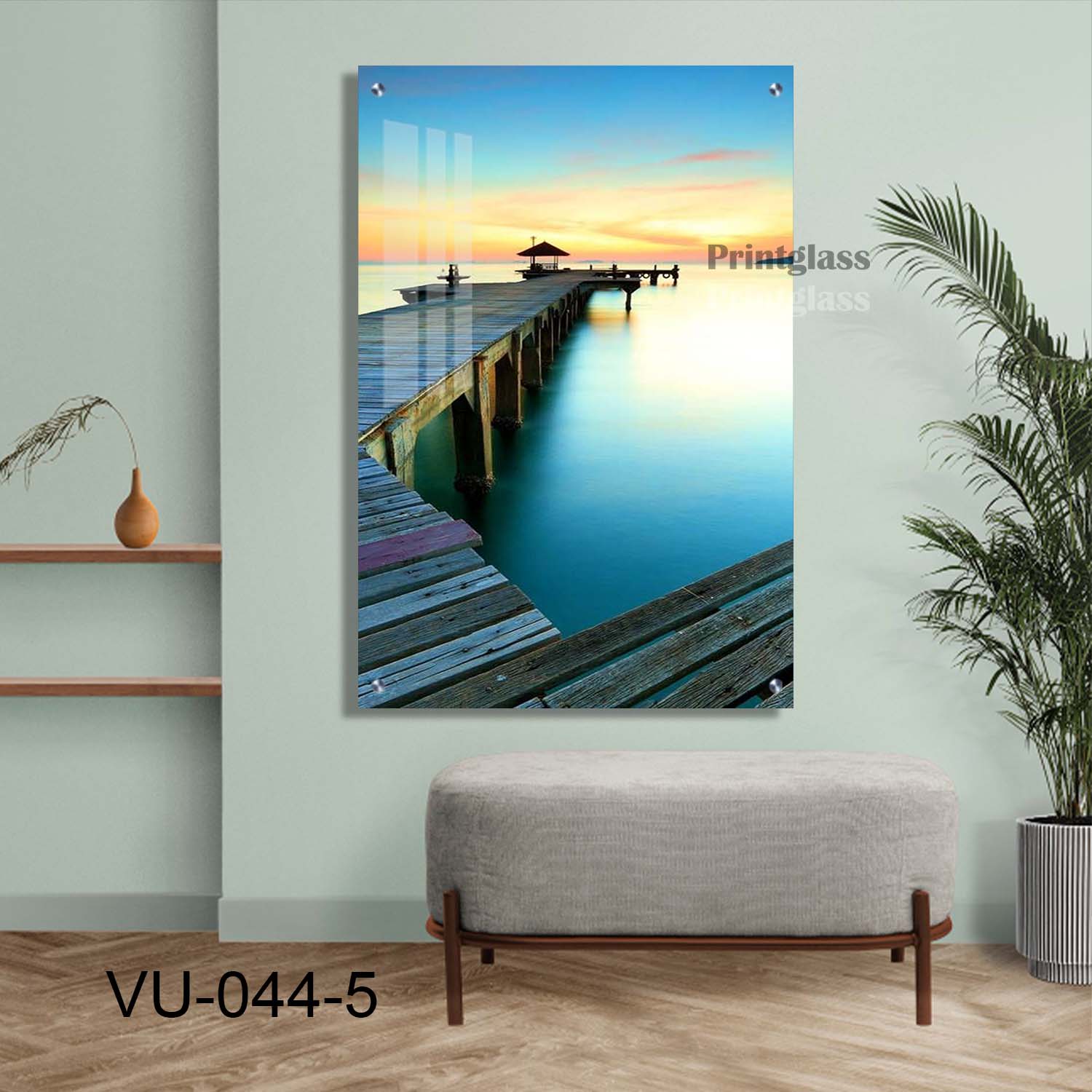 נוף ים עם שקיעה