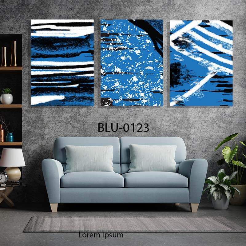 אבסטרקט כחול