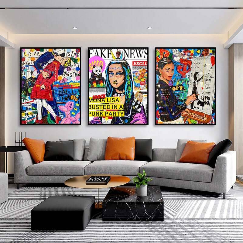 תמונות פופ ארט מעוצבות