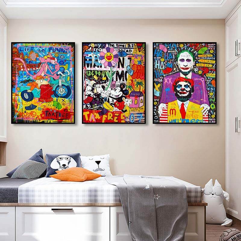 שלישיית פופ ארט - gr-3 - קנבס