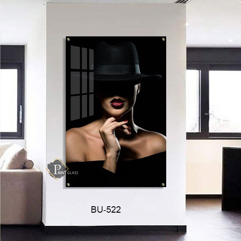 תמונת זכוכית לחדר שינה או אישה חושנית