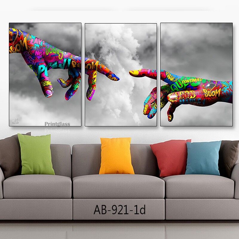 תמונות מחולקות ידיים בשמיים לחדר שינה