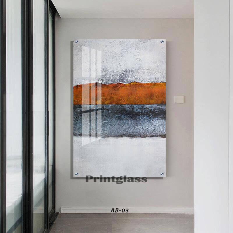 תמונה לסלון או לפינת אוכל מזכוכית של אבסטרקט הרי