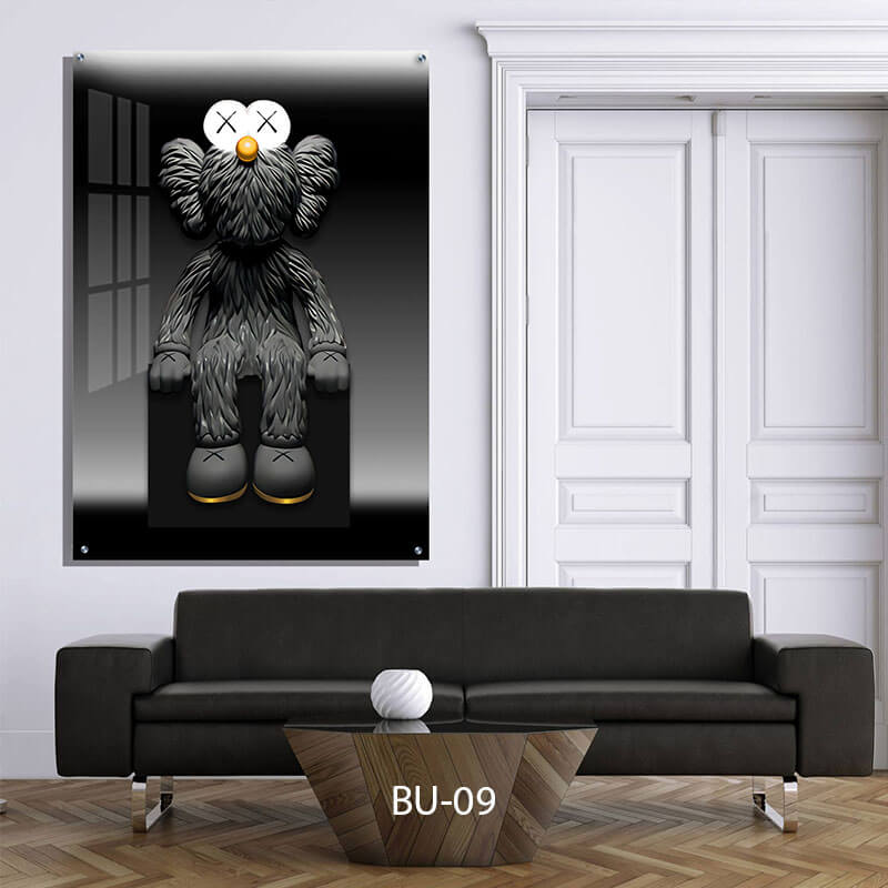 תמונה מגניבה דובי שחור יושב לחדר שינה