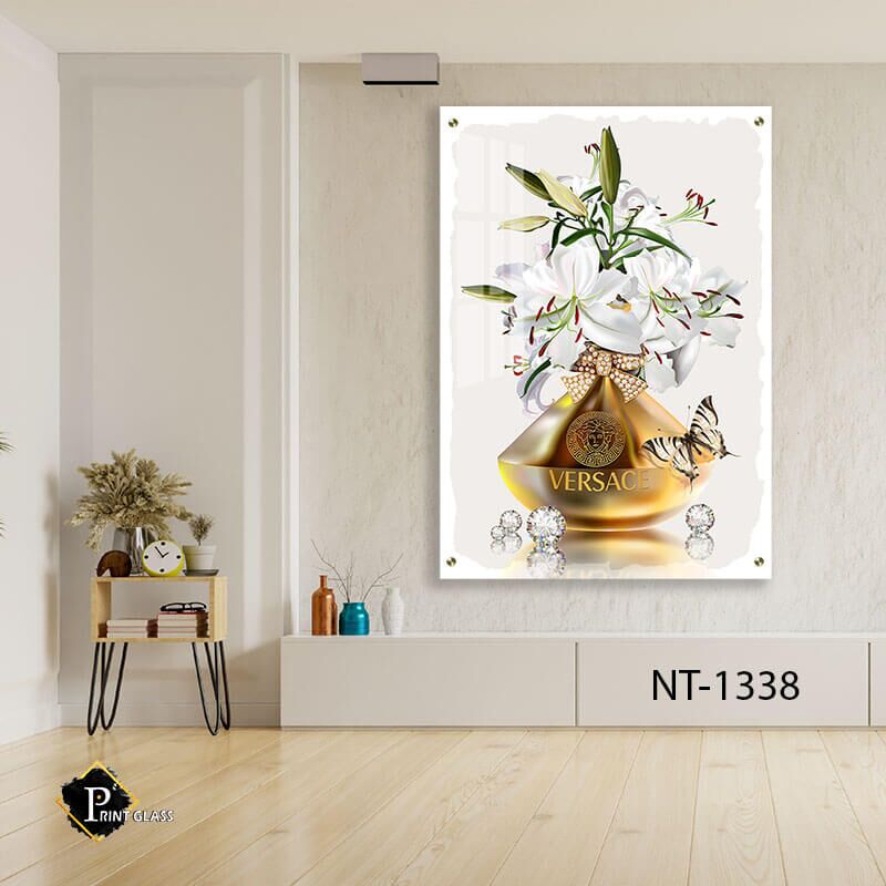 אגרטל ורסאצ'ה - תמונת זכוכית למטבח או לפינת אוכל