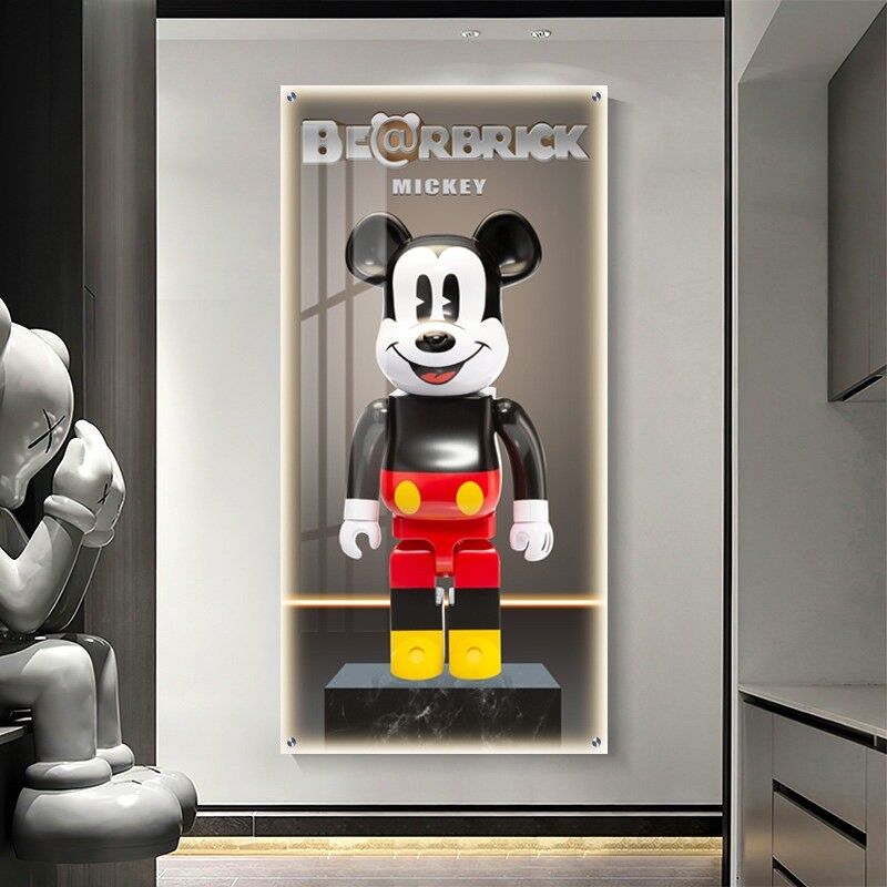 תמונת זכוכית לחדר שינה של דובי מיקי מאוס