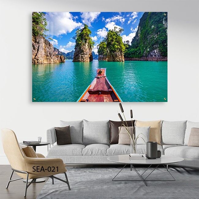איים בתאילנד - תמונת זכוכית לסלון ולמשרד