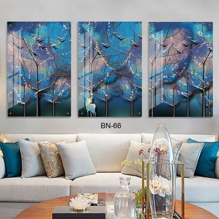 תמונות לפינת האוכל מזכוכית של אייל ביער כחלחל