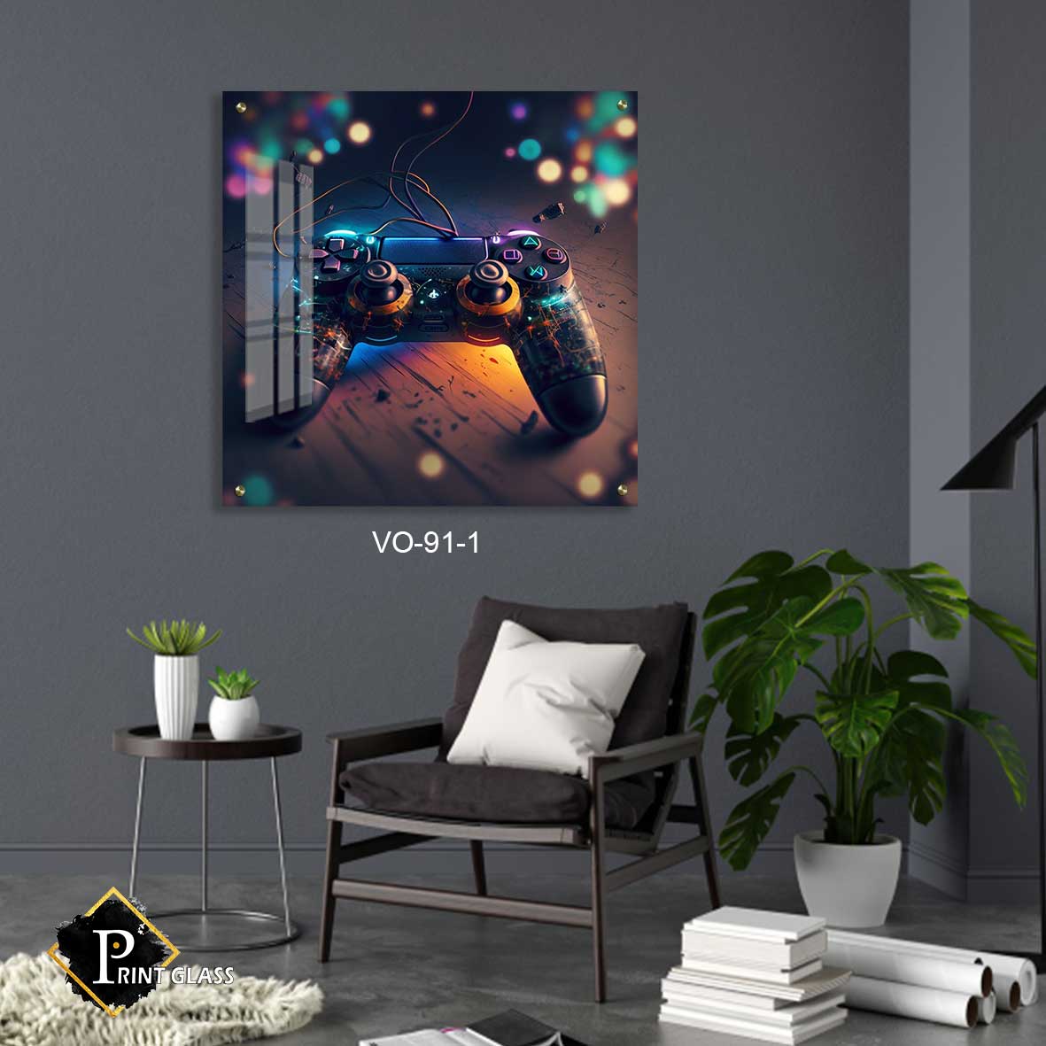 שלט של סוני - תמונת זכוכית לחדר שינה או למשרד