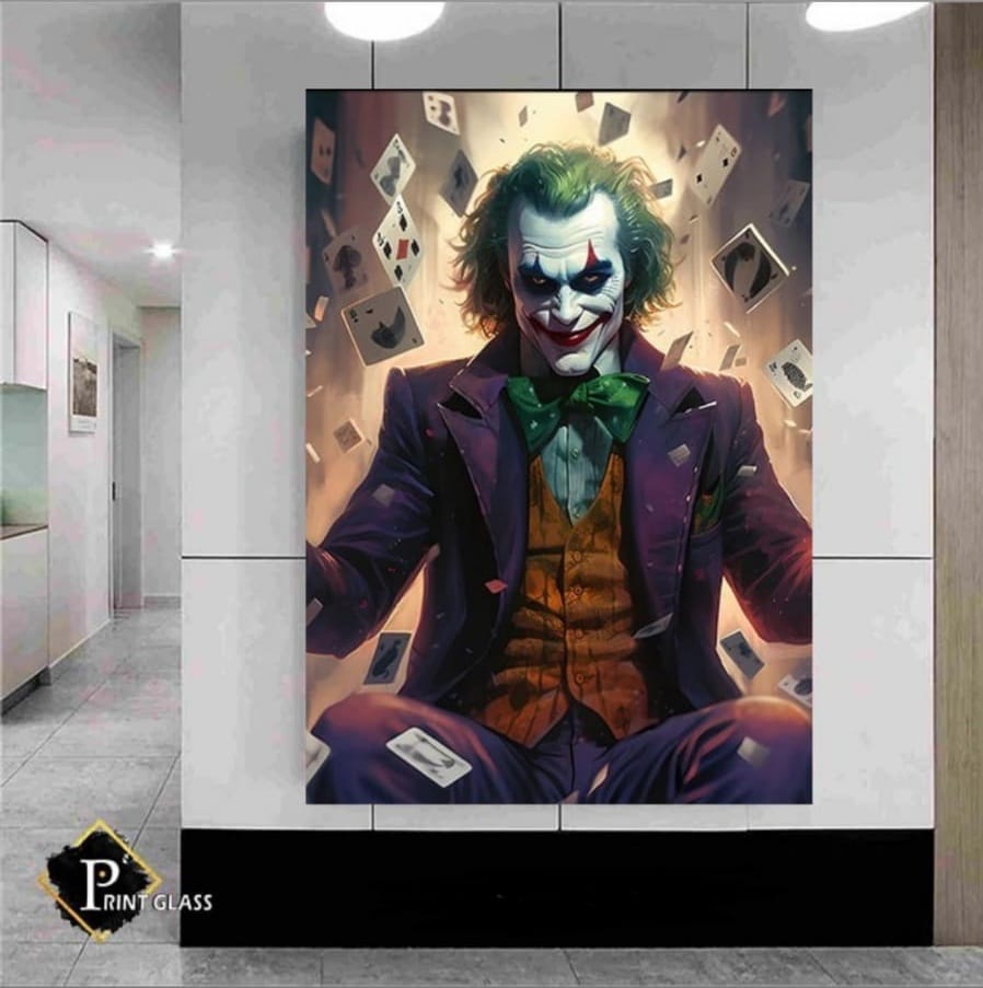 תמונת זכוכית לחדר שינה של הג'וקר