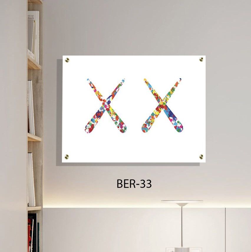 איקס צבעוני פופ ארט